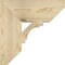 Ekena Millwork Merced Slat Rough Sawn Bracket, Douglas Fir, 6"W x 18"D x 18"H BKT06X18X18MRC06RDF - alternate 4